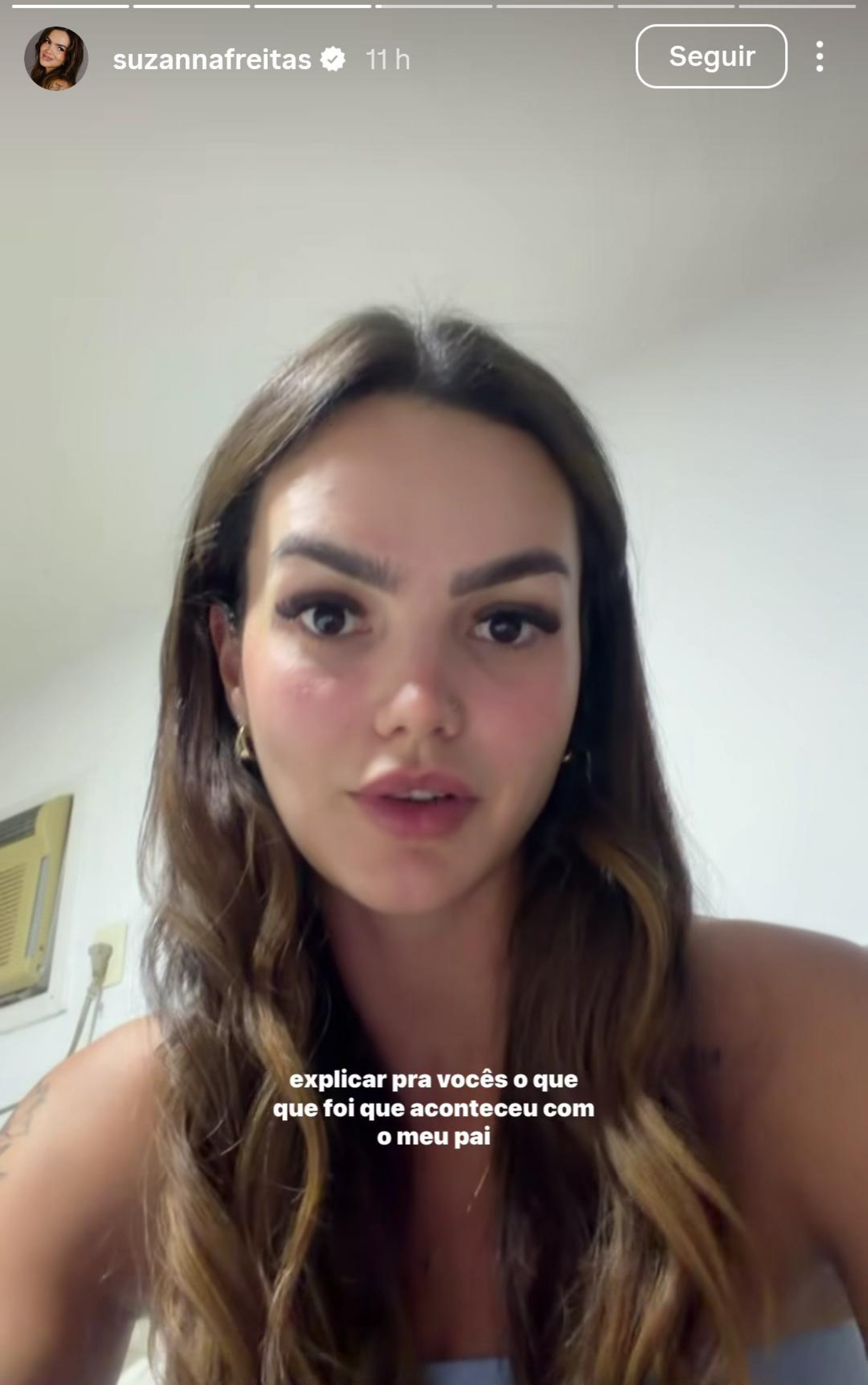 Filha de Kelly Key, Suzanna Freitas comenta AVC isquêmico do padrasto, Mico Freitas - Reprodução de vídeo / Instagram