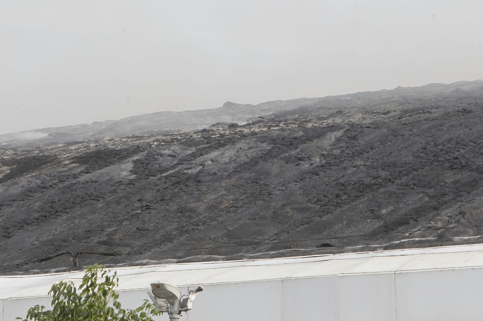 Teto do Velódromo do Parque Olímpico atingido por incêndio - Reginaldo Pimenta/Agência O DIA
