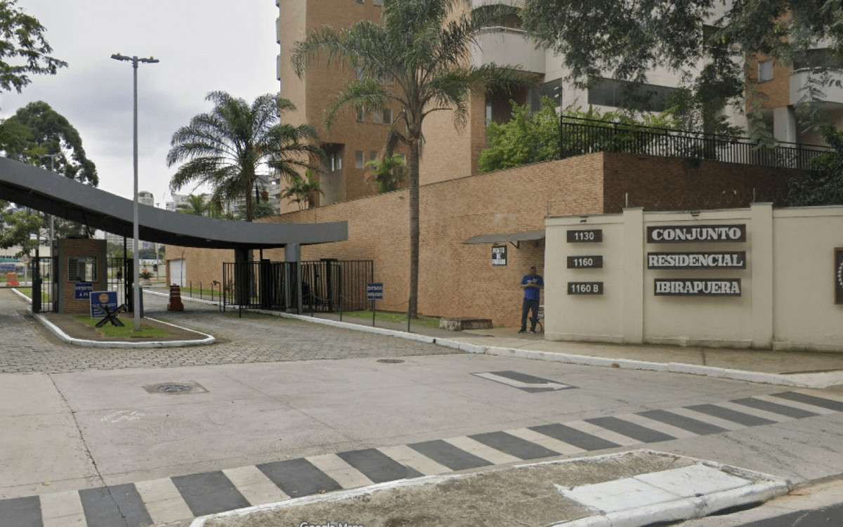 Condomínio fica localizado na região do Ibirapuera, Zona Sul de São Paulo