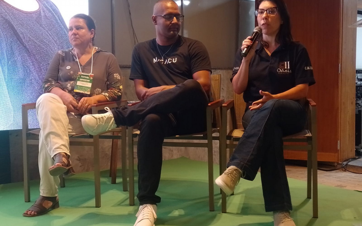 Jannaina Costa, vice-presidente do Teresópolis Convention, compartilhou a experiência de construção da nova Rota Queijeira Serra do Rio, recém lançada
