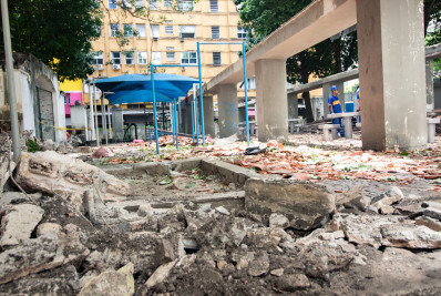 Moradores de Copacabana celebram obra na Praça Sarah Kubitschek, marcada por abandono e insegurança