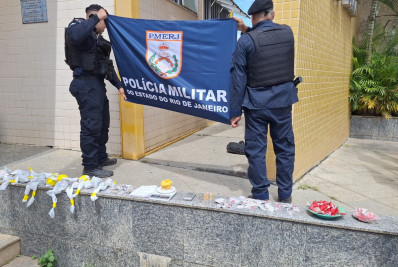 PM apreende grande quantidade de drogas em Levy Gasparian