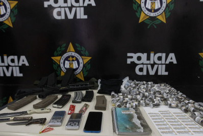 Operação mira tráfico de drogas do TCP no Complexo da Pedreira