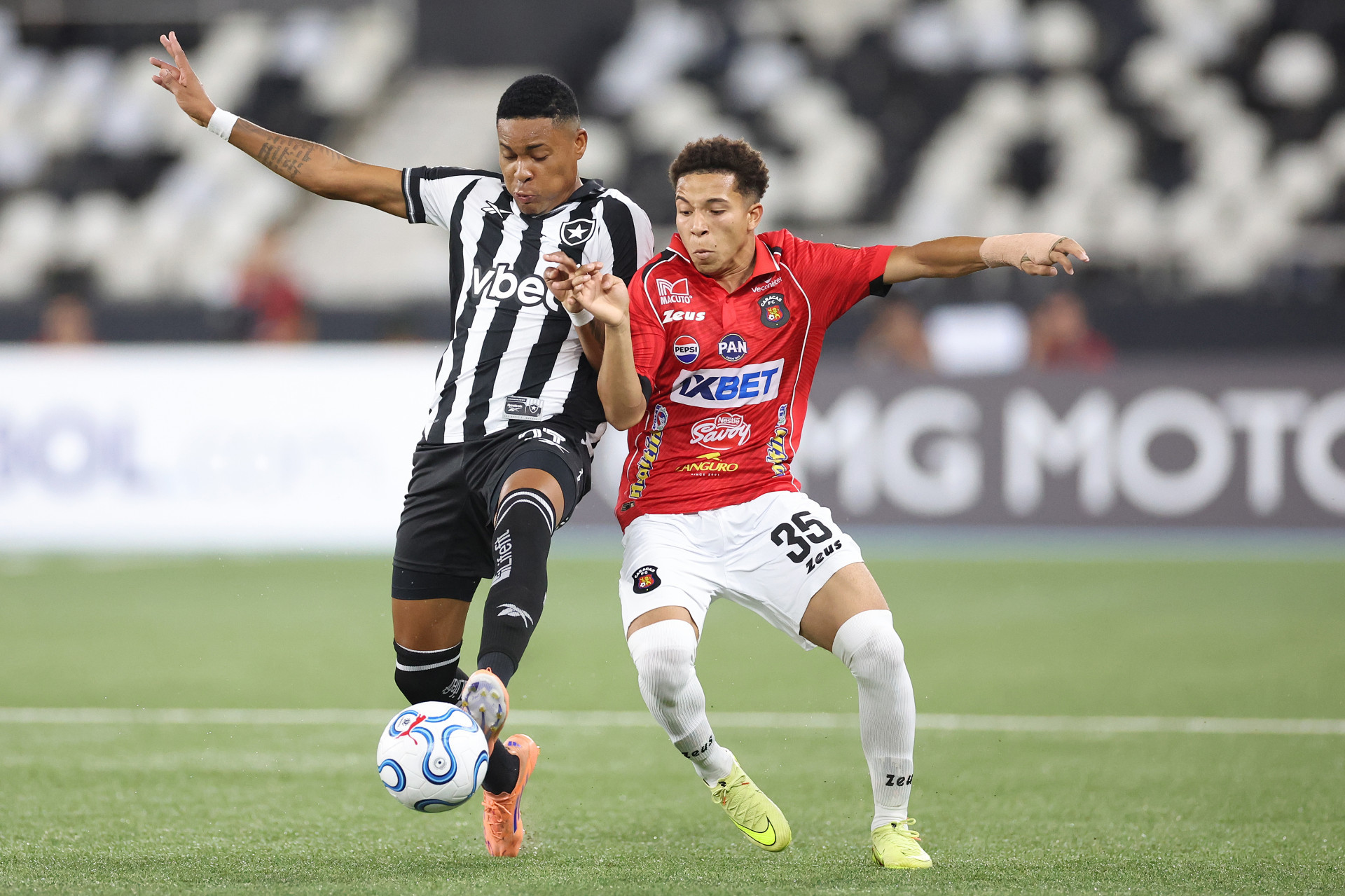 Roque.  BOTAFOGO x Caracas VEN pelo Conmebol Sulamericana no Estadio Nilton Santos, 09 de Abril de 2026, Rio de Janeiro, RJ, Brasil. - Vítor Silva/Botafogo