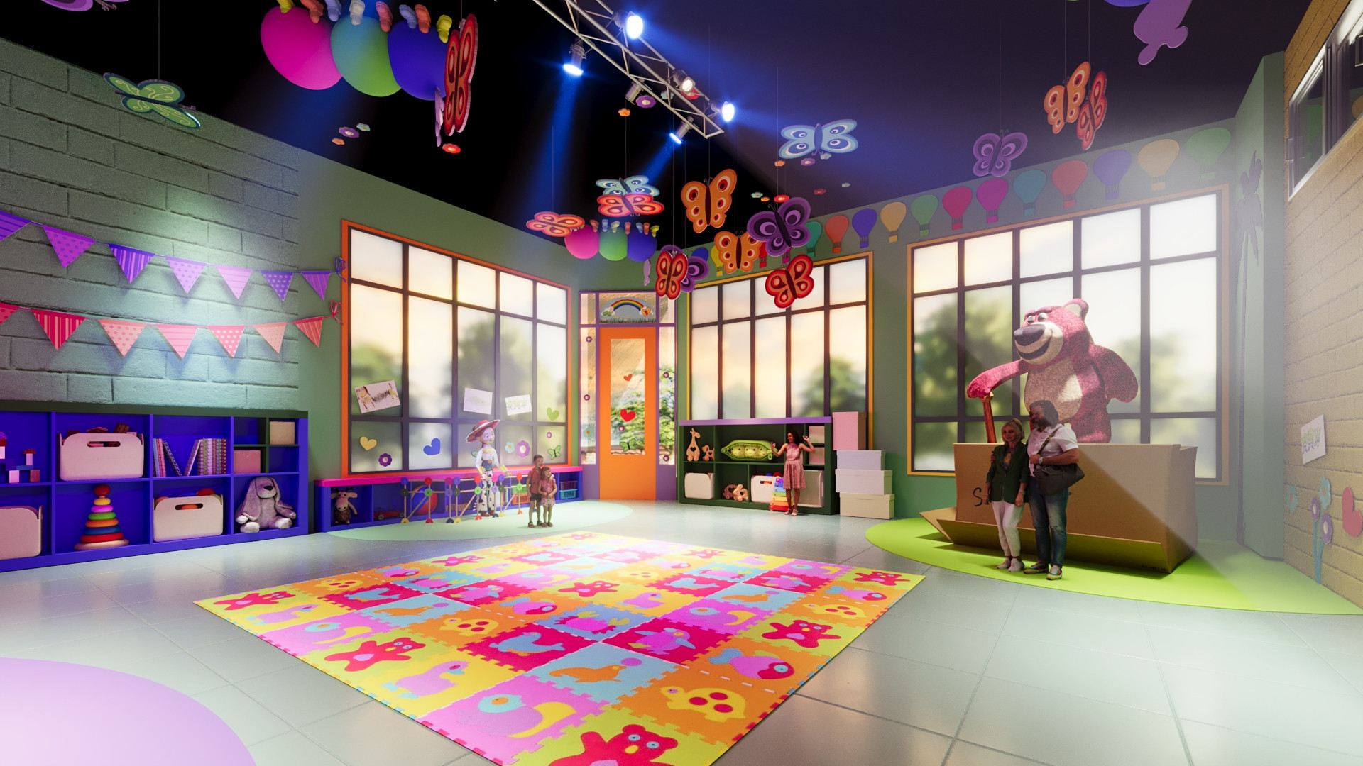 Mundo Pixar: Sala inspirada no filme 'Toy Story' - Divulgação