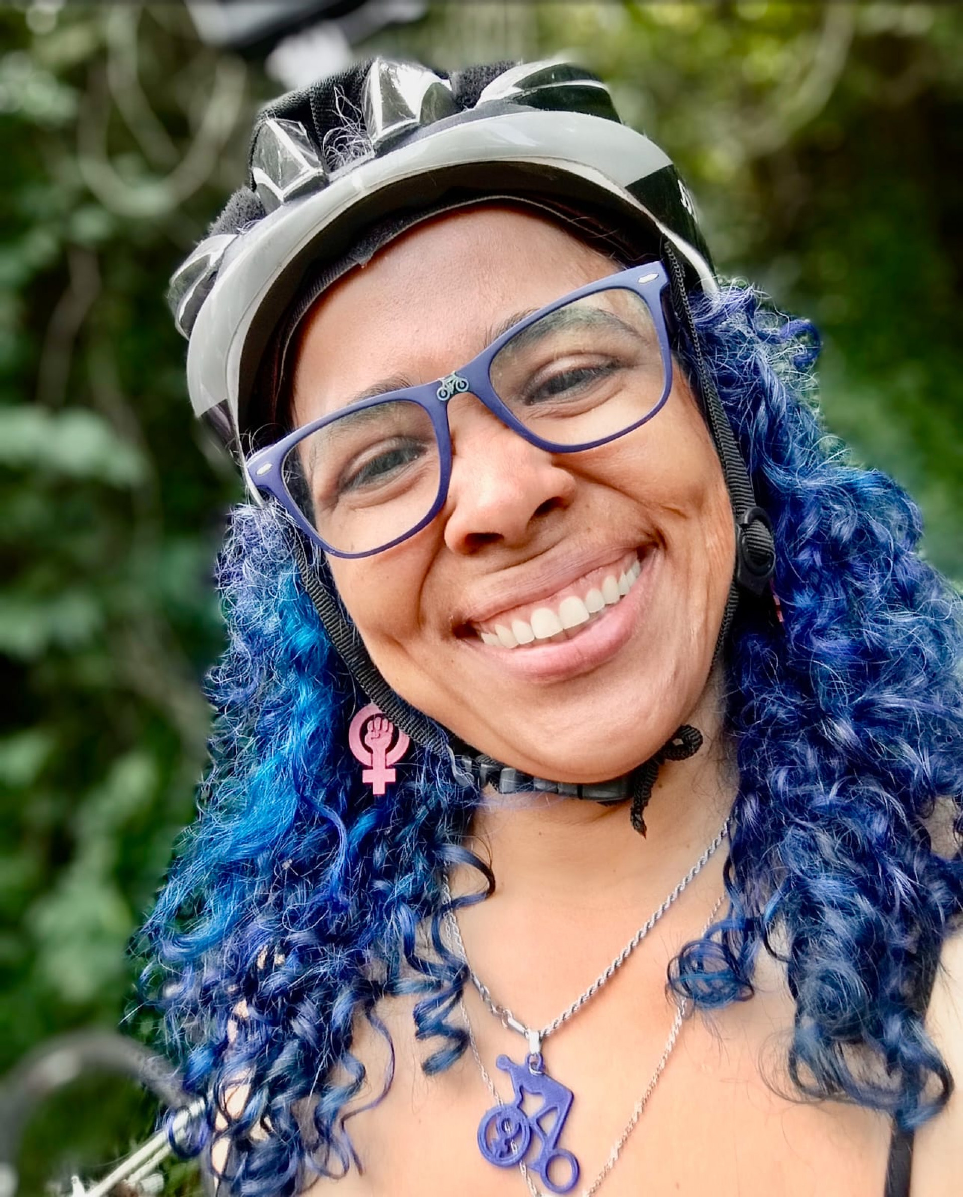 Vivi Zampieri é integrante da Comissão de Segurança no Ciclismo do Rio