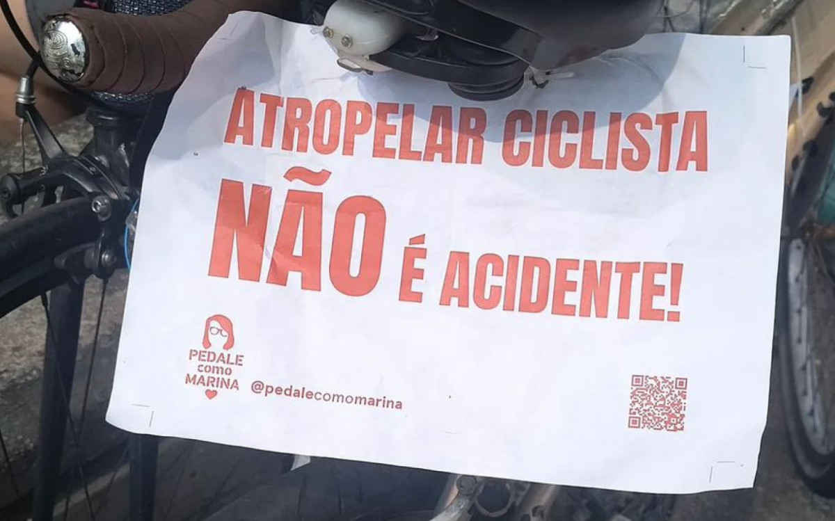 Ato de ciclistas na Tijuca cobra mais segurança após morte de mãe e filho: 'Não é acidente'