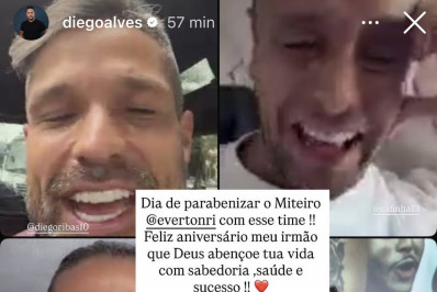 Campeões pelo Flamengo se reúnem com Jorge Jesus em aniversário de Everton Ribeiro