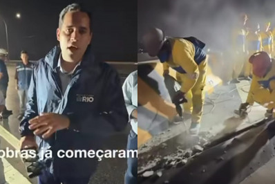 Prefeitura inicia obras na Linha Vermelha após morte de motociclista