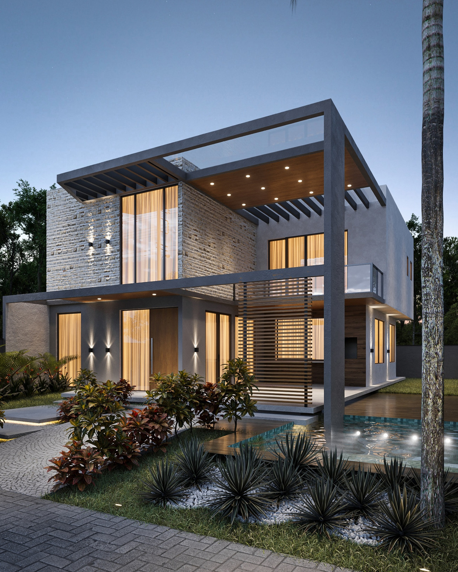 Sugestão de casa que poderá ser construída em condomínio de terrenos localizado em Cachoeiras de Macacu