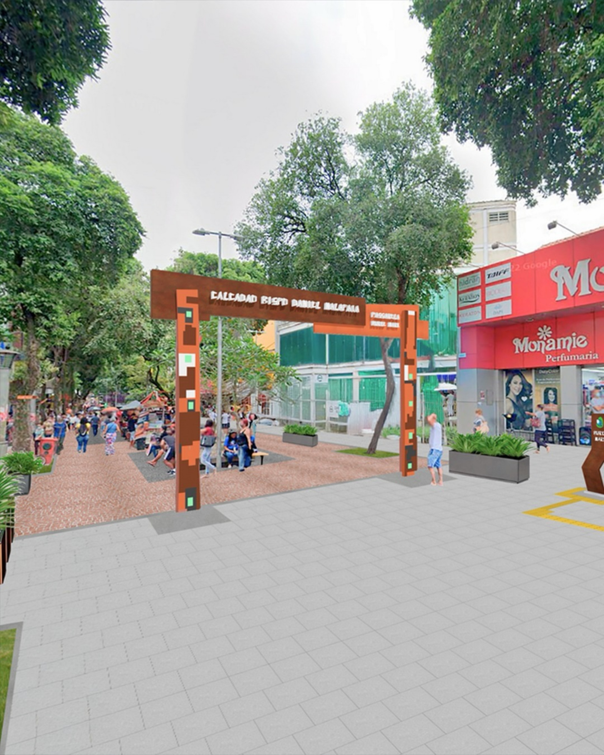 Projeto resgata desenho original do paisagismo assinado por Roberto Burle Marx - Reprodução / Redes sociais