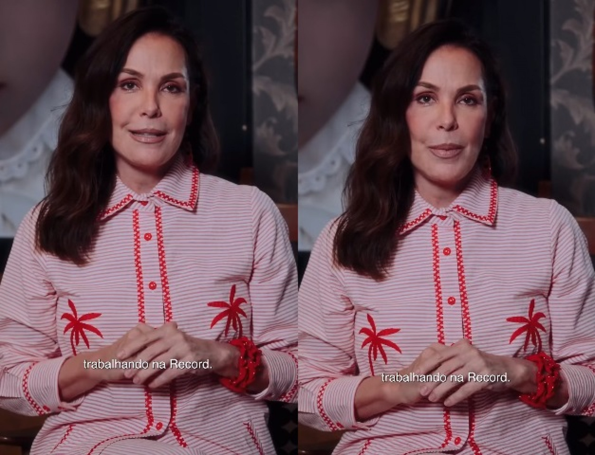 Carolina Ferraz explicou saída do 'Domingo Espetacular' - Reprodução/Instagram