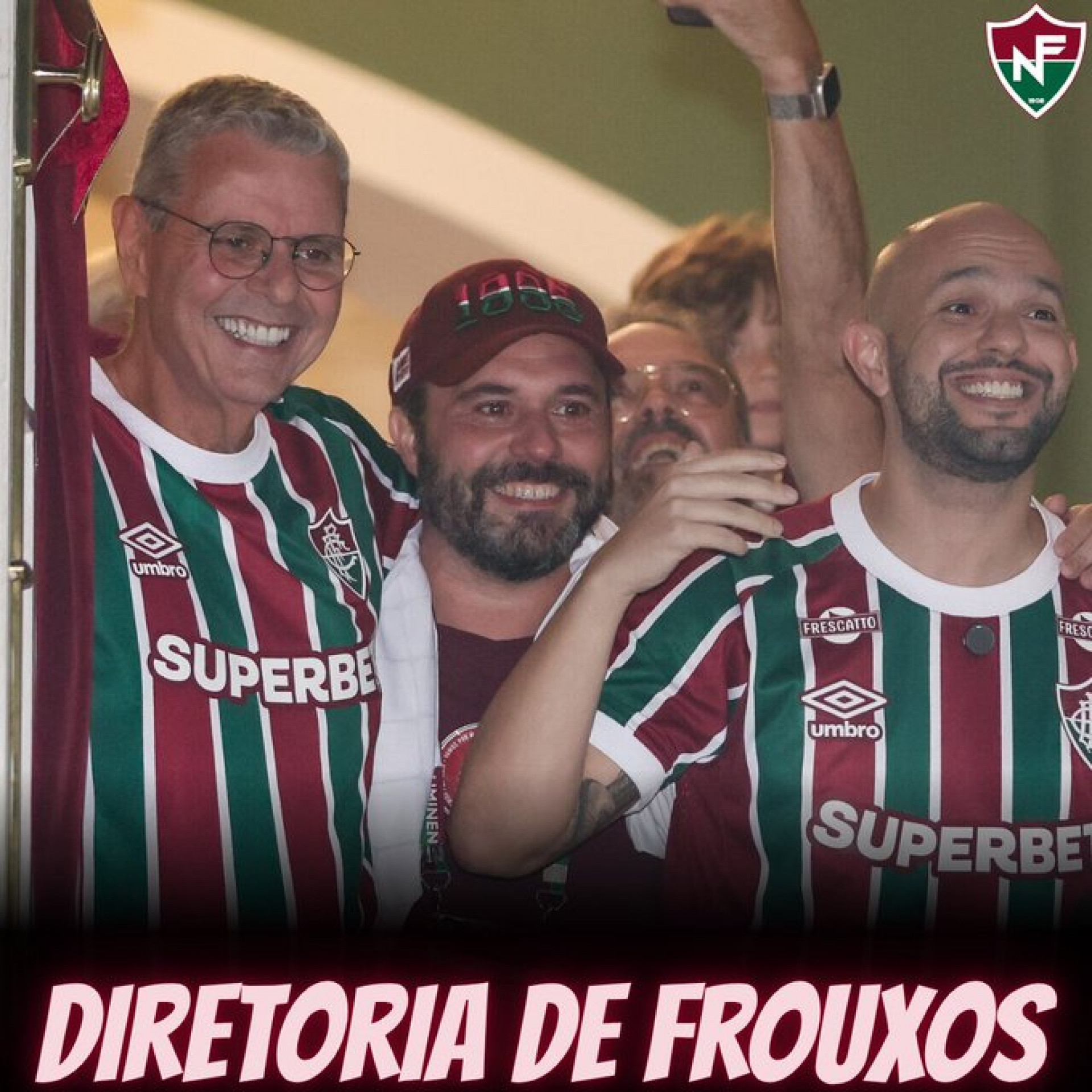 Diretoria do Fluminense foi o principal alvo da ira da torcida - Reprodução de rede social  / X