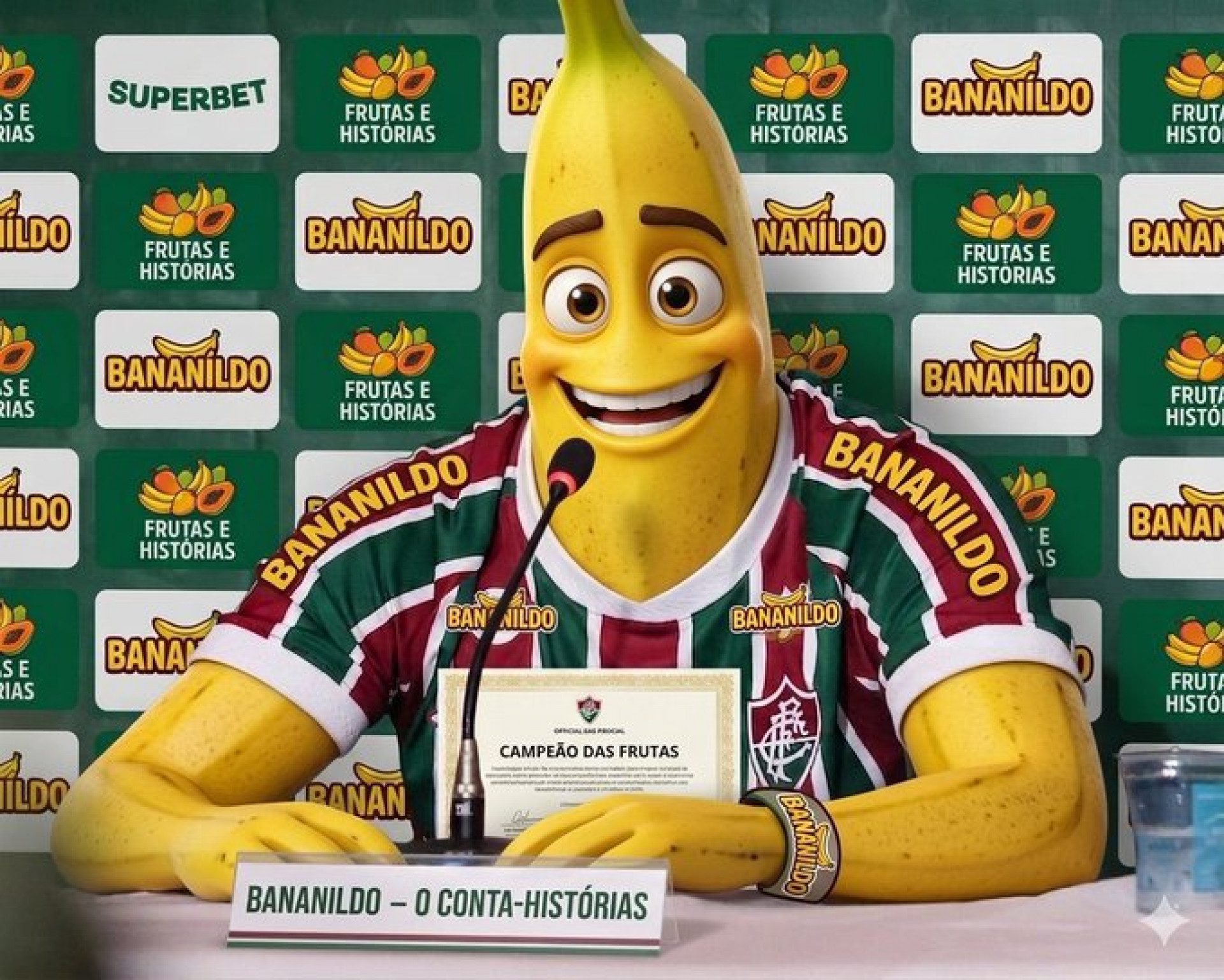 Tricolor chama a diretoria do Fluminense de banana - Reprodução de rede social  / X