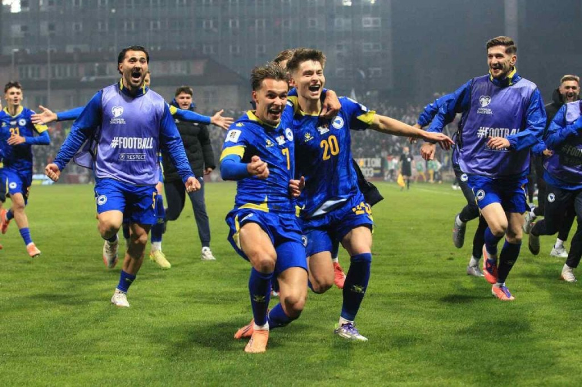 Como chega a B&oacute;snia para a Copa do Mundo