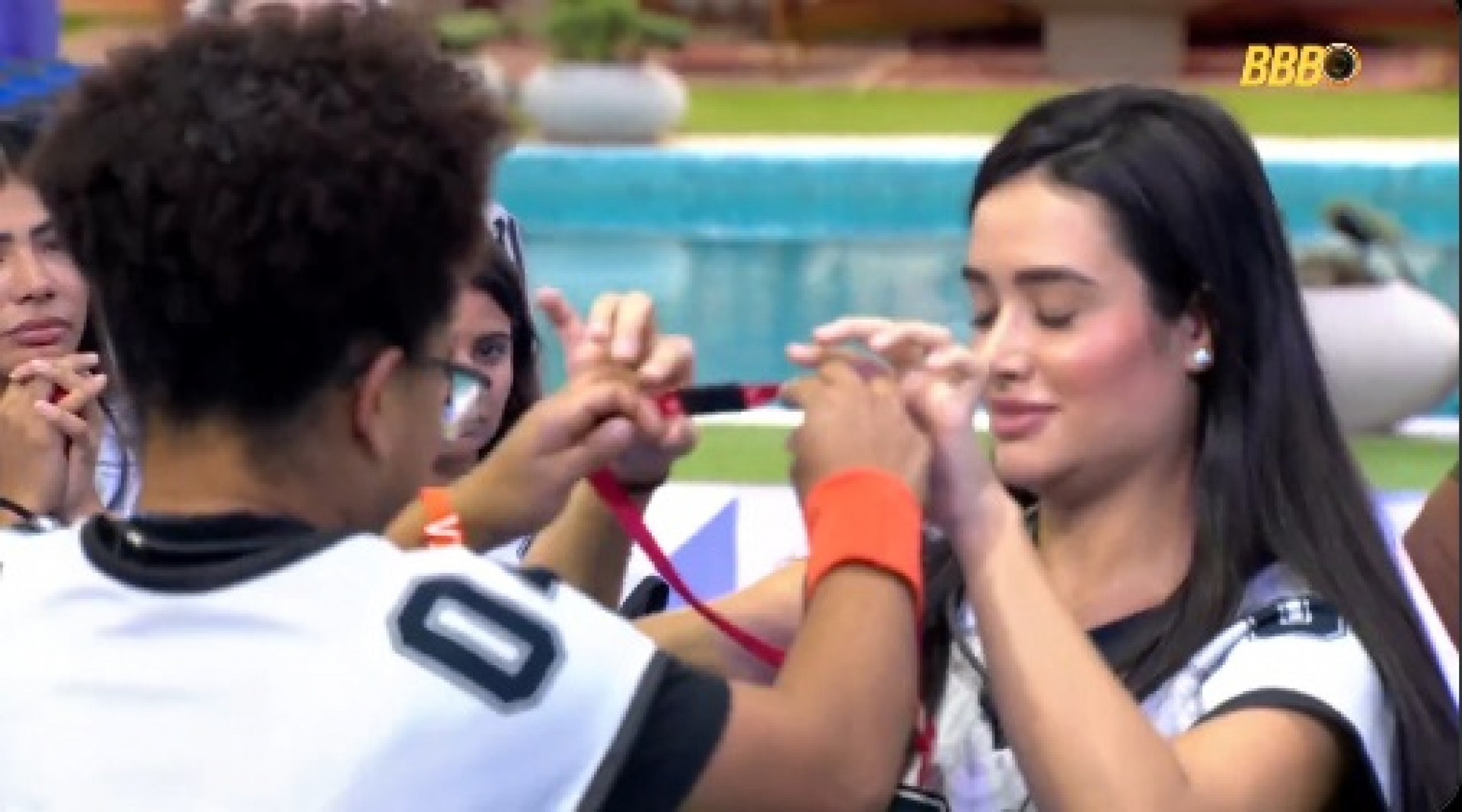 Jordana foi escolhida por Milena para o Castigo do Monstro  - Reprodução de Vídeo