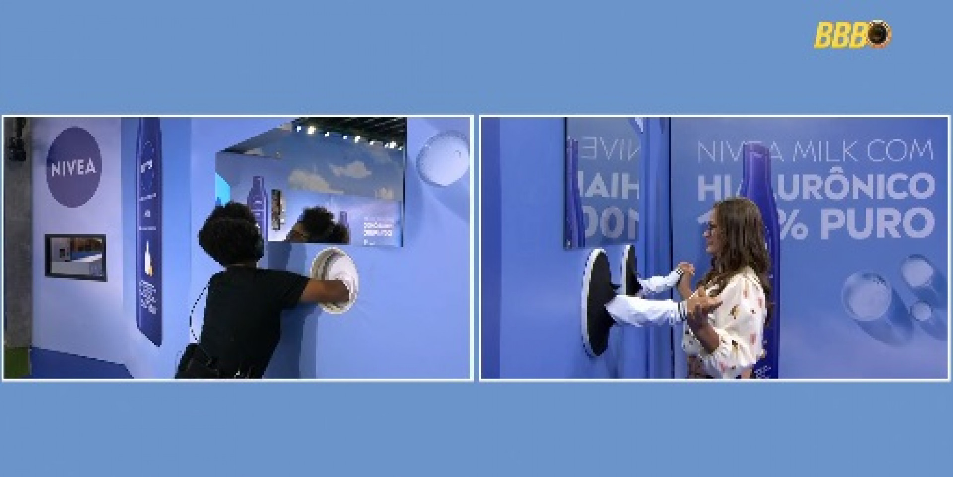 Milena pode tocar na mãe após vencer a Prova do Anjo  - Reprodução de Vídeo