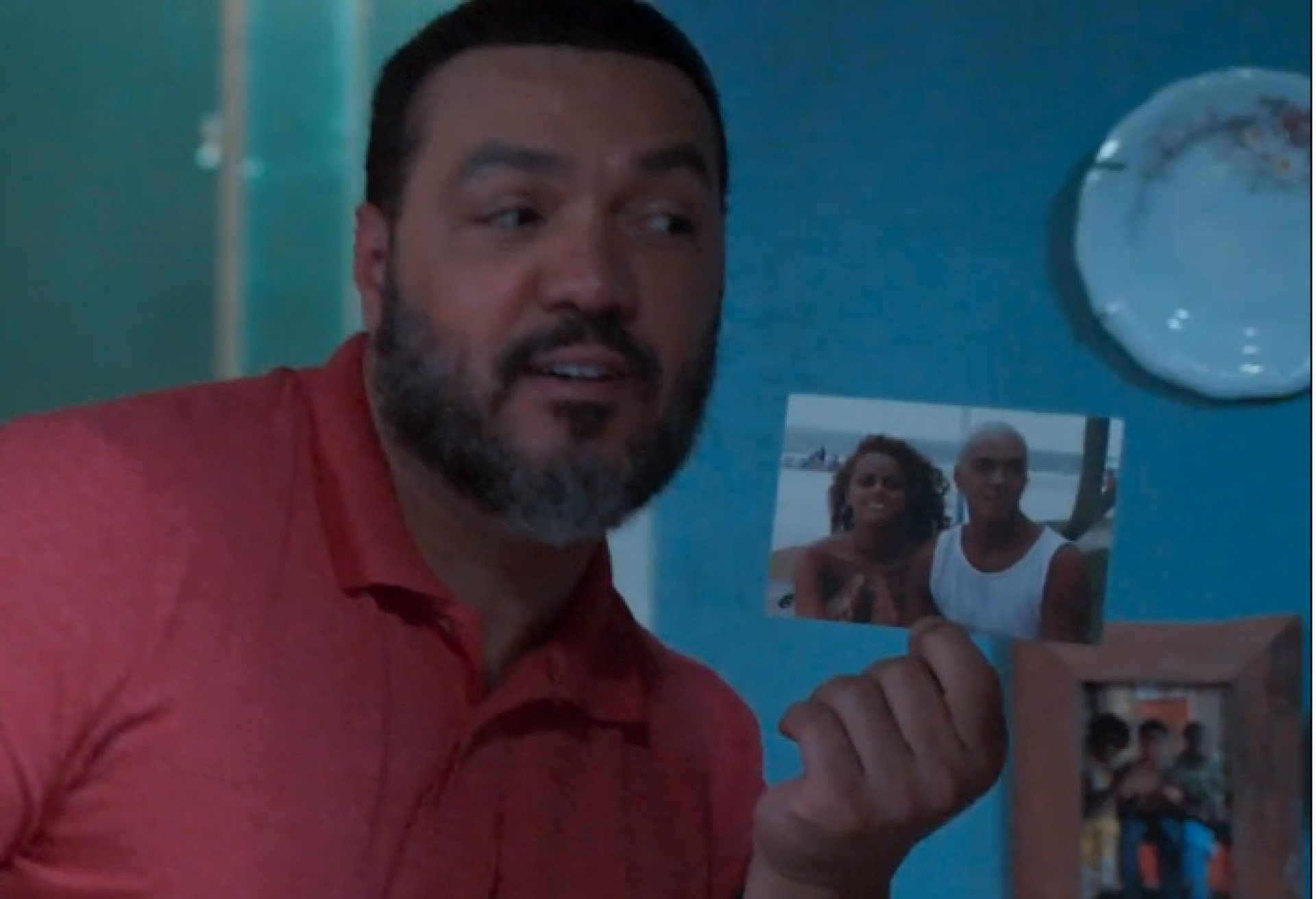 Belo em cena de 'Três Graças' - Reprodução de vídeo / TV Globo