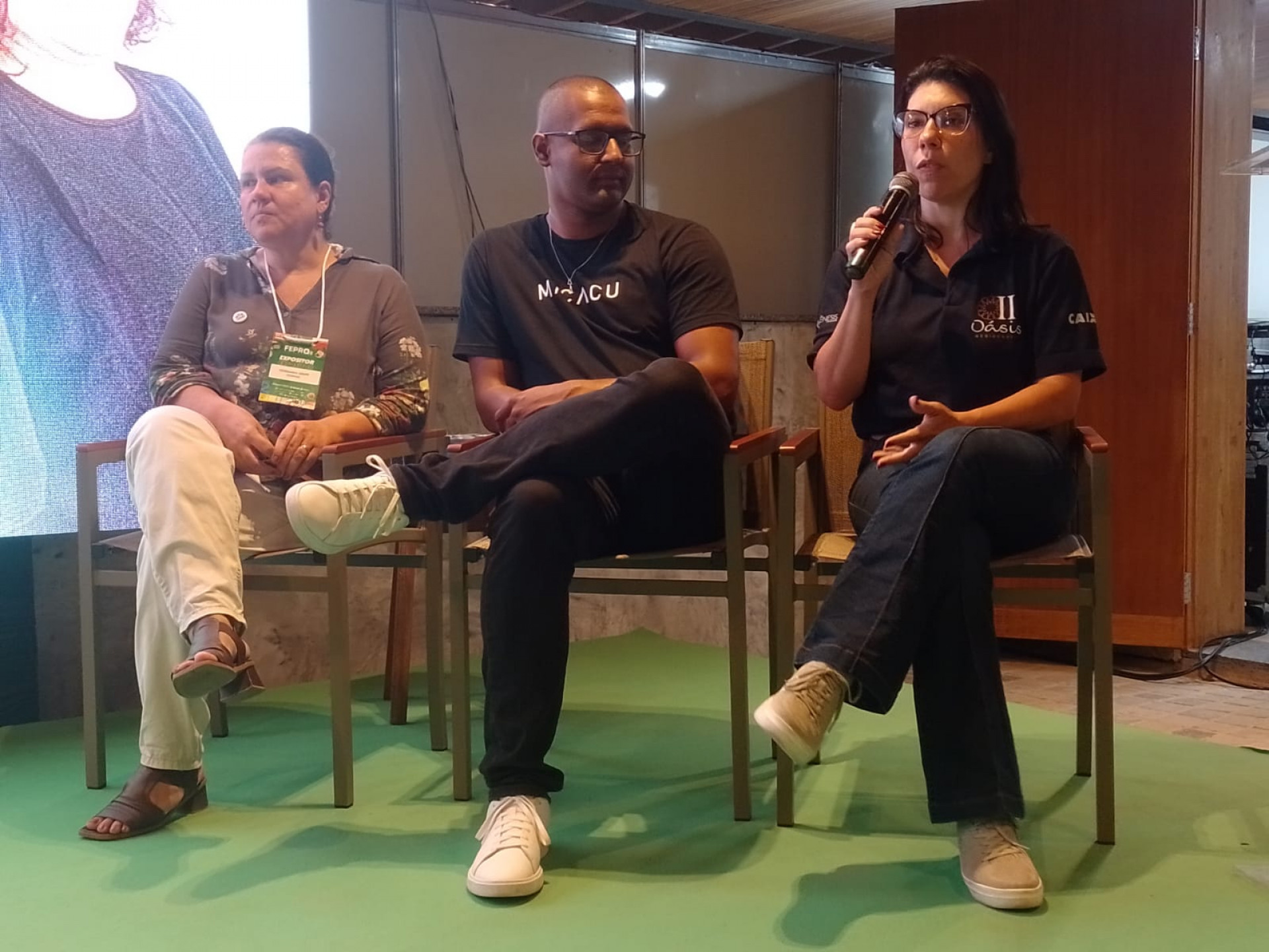 Jannaina Costa, vice-presidente do Teresópolis Convention, compartilhou a experiência de construção da nova Rota Queijeira Serra do Rio, recém lançada - Henrique Silva