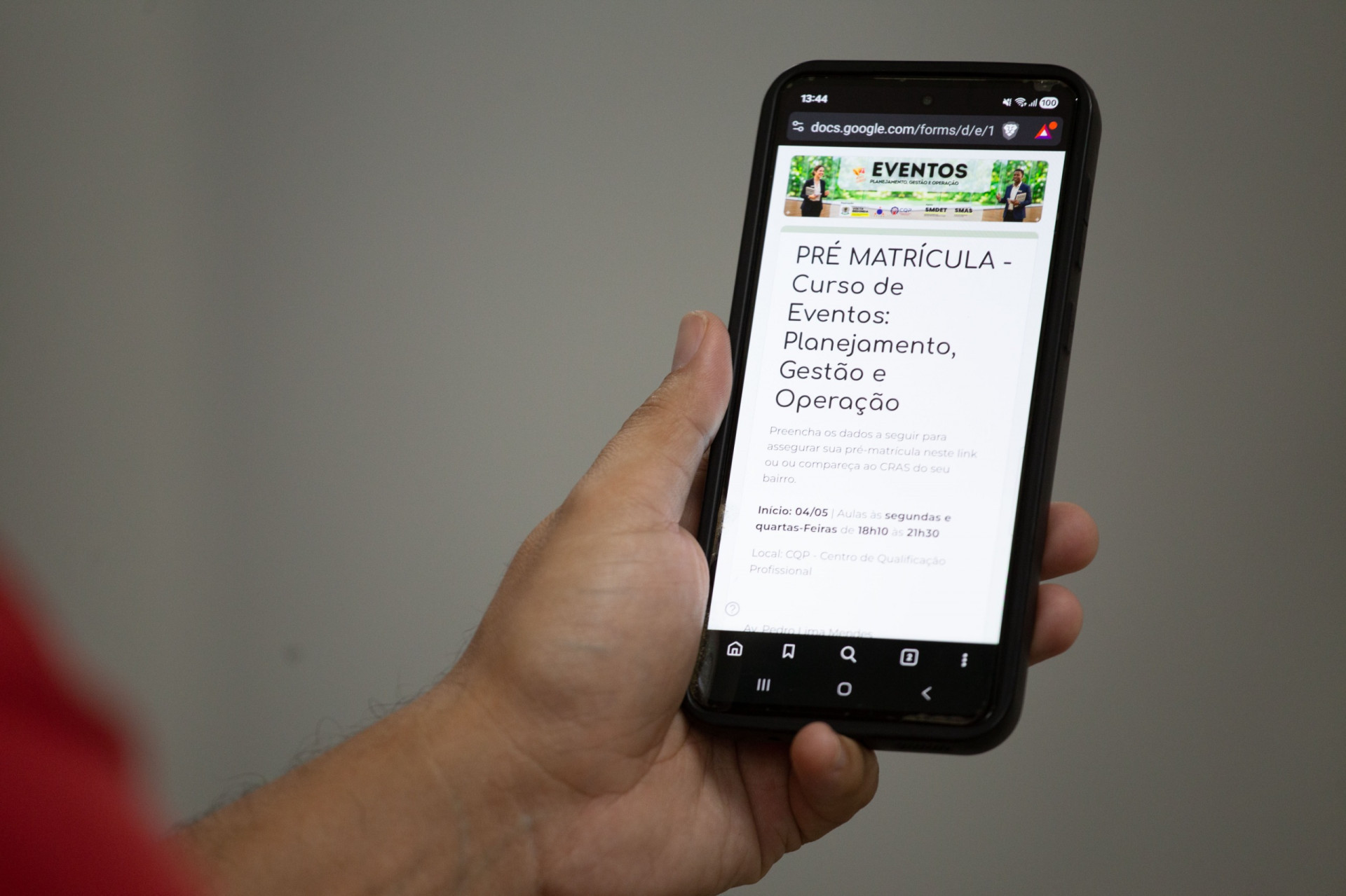 Prefeitura de Volta Redonda abre inscrições para curso gratuito na área de eventos