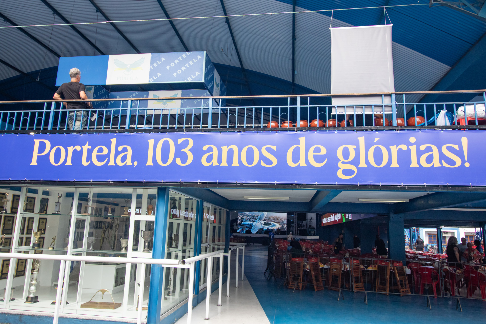 Evento acontecer&aacute; na quadra da Portela, celebrou 103 anos de funda&ccedil;&atilde;o em abril - Erica Martin / Arquivo O Dia