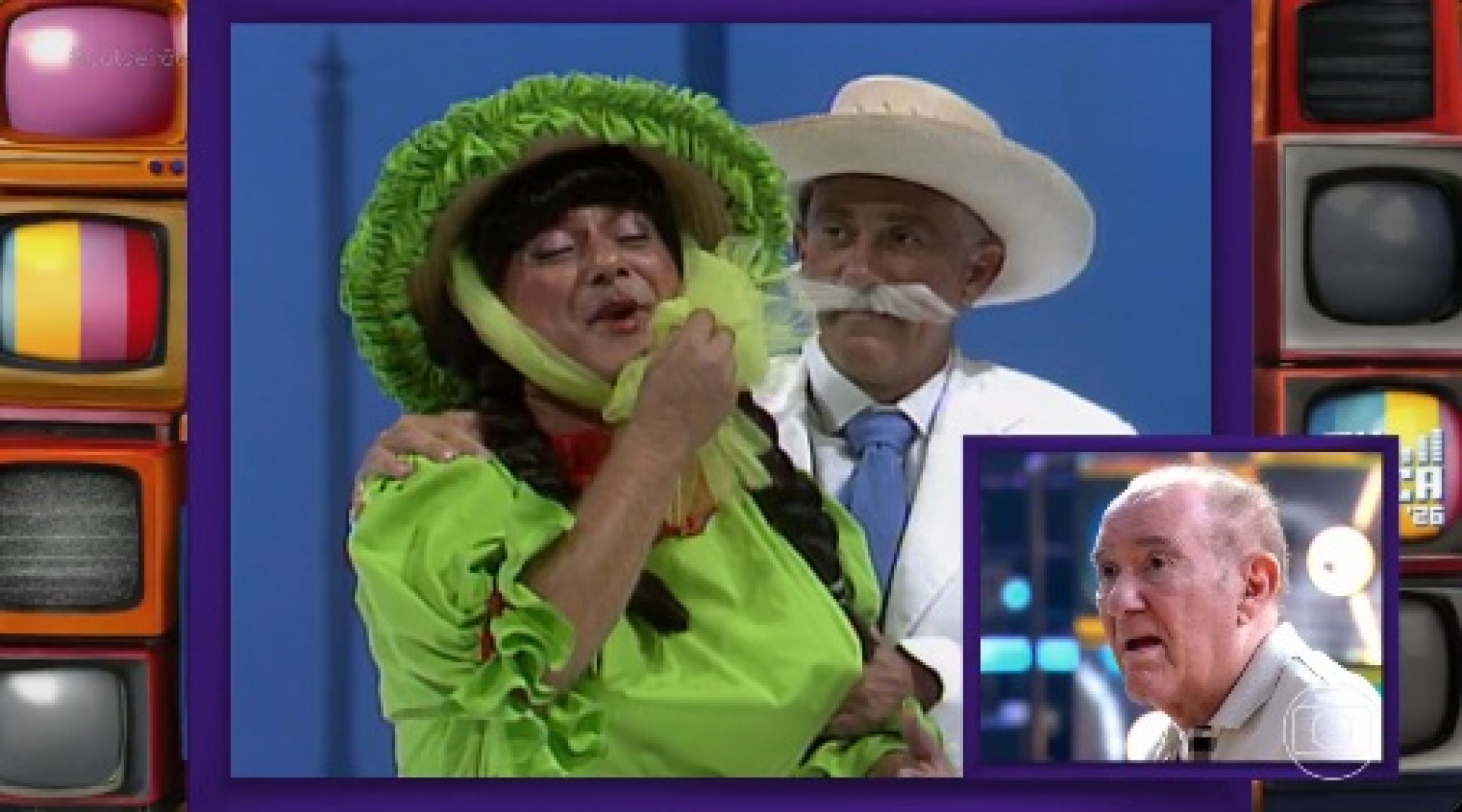 Renato Aragão recordou trajetória no humorístico 'Os Trapalhões' - Reprodução de Vídeo