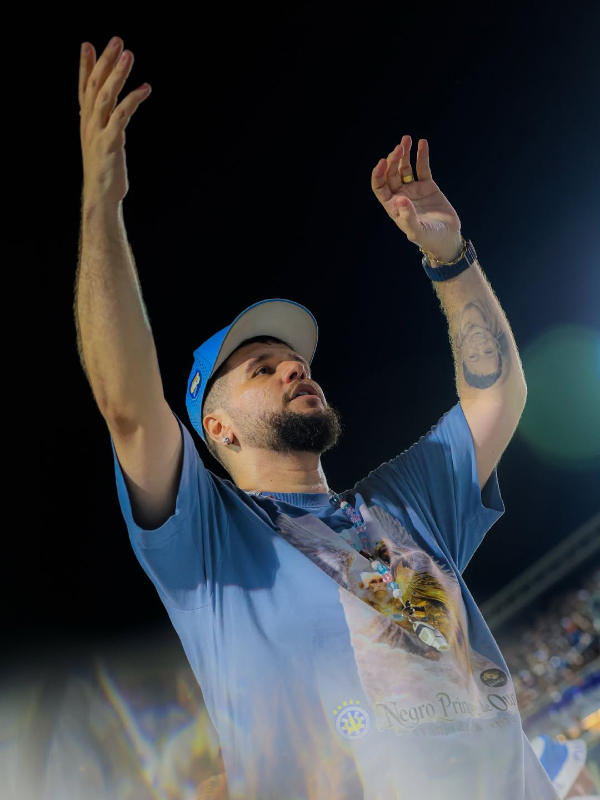 Mestre de bateria da Vila Isabel, Macaco Branco - Reprodução / Instagram