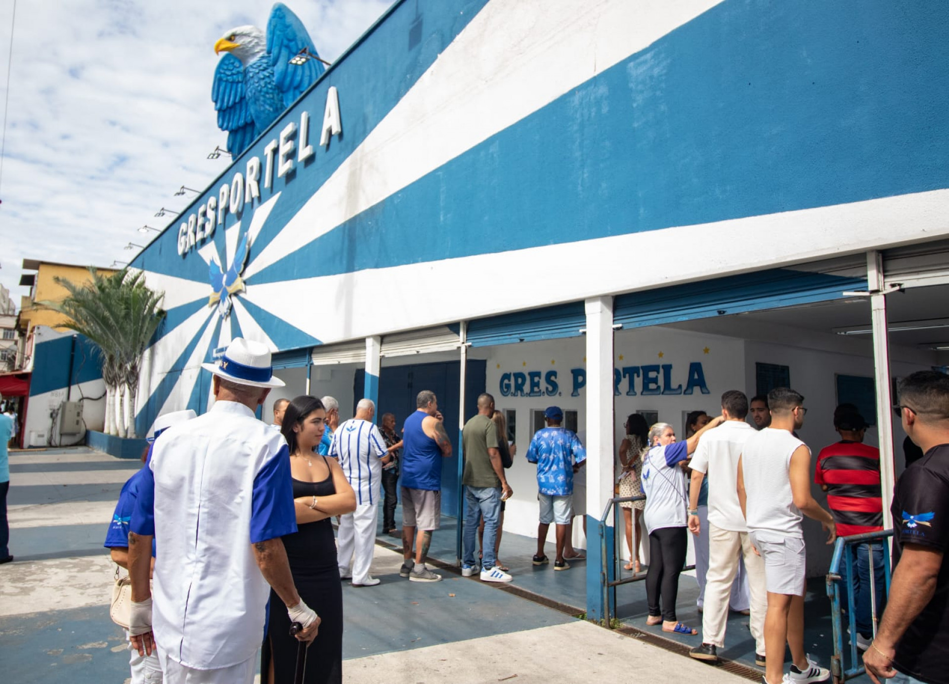 Aniversário de 103 anos da Portela na quadra em Oswaldo Cruz  - Érica Martin / Agência O Dia 
