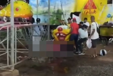 Peça de brinquedo 'minhocão' se solta e mata jovem em parque de diversões