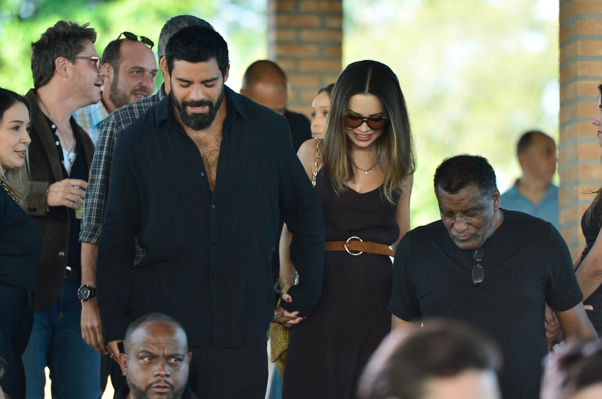 Sandy esteve com namorado, Pedro Andrade, na filmagem de DVD do pai, Xororó - Eduardo Martins / Brazil News