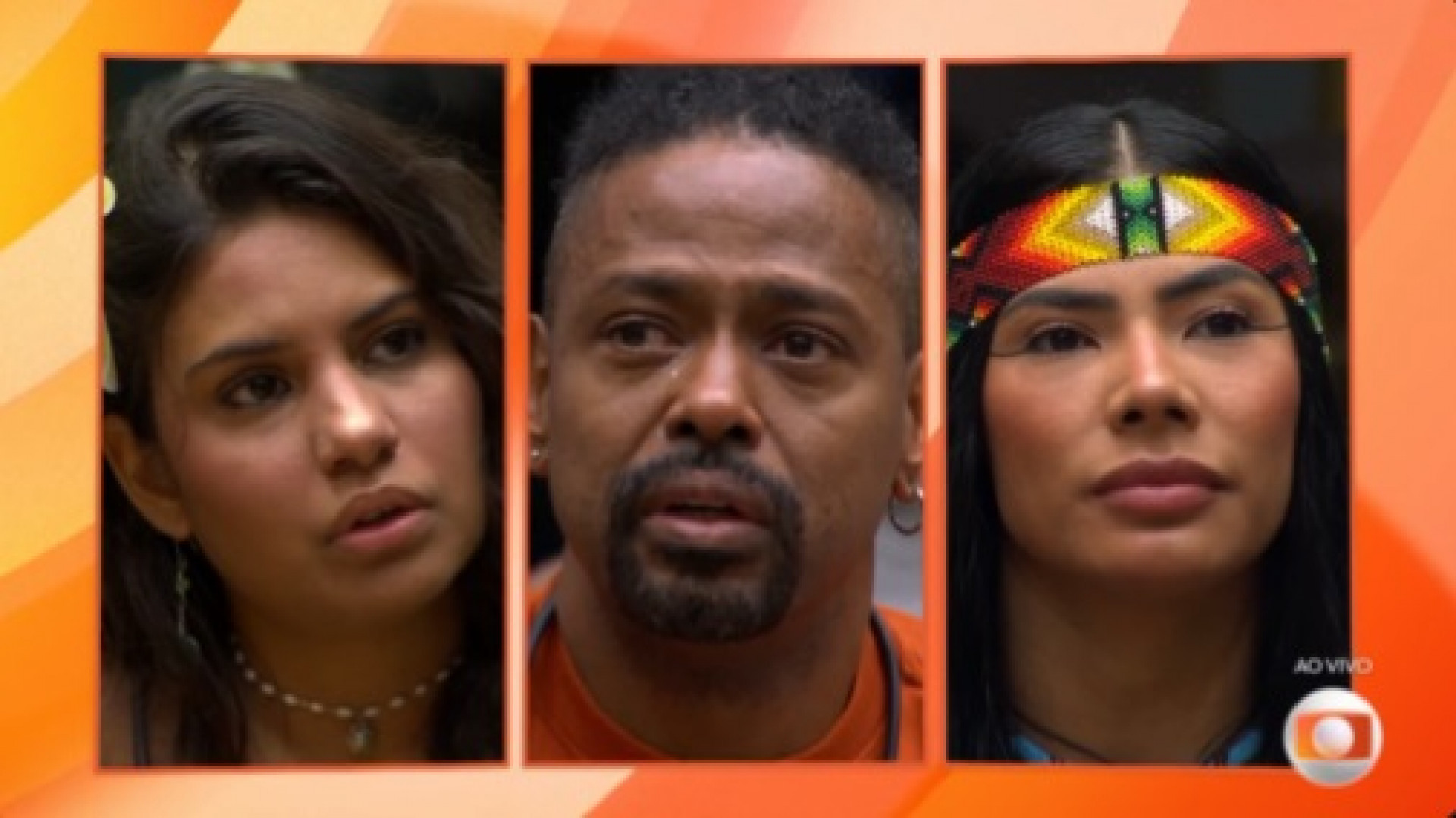 Gabriela, Leandro e Marciele se enfrentaram no 14º paredão  - Reprodução de Vídeo