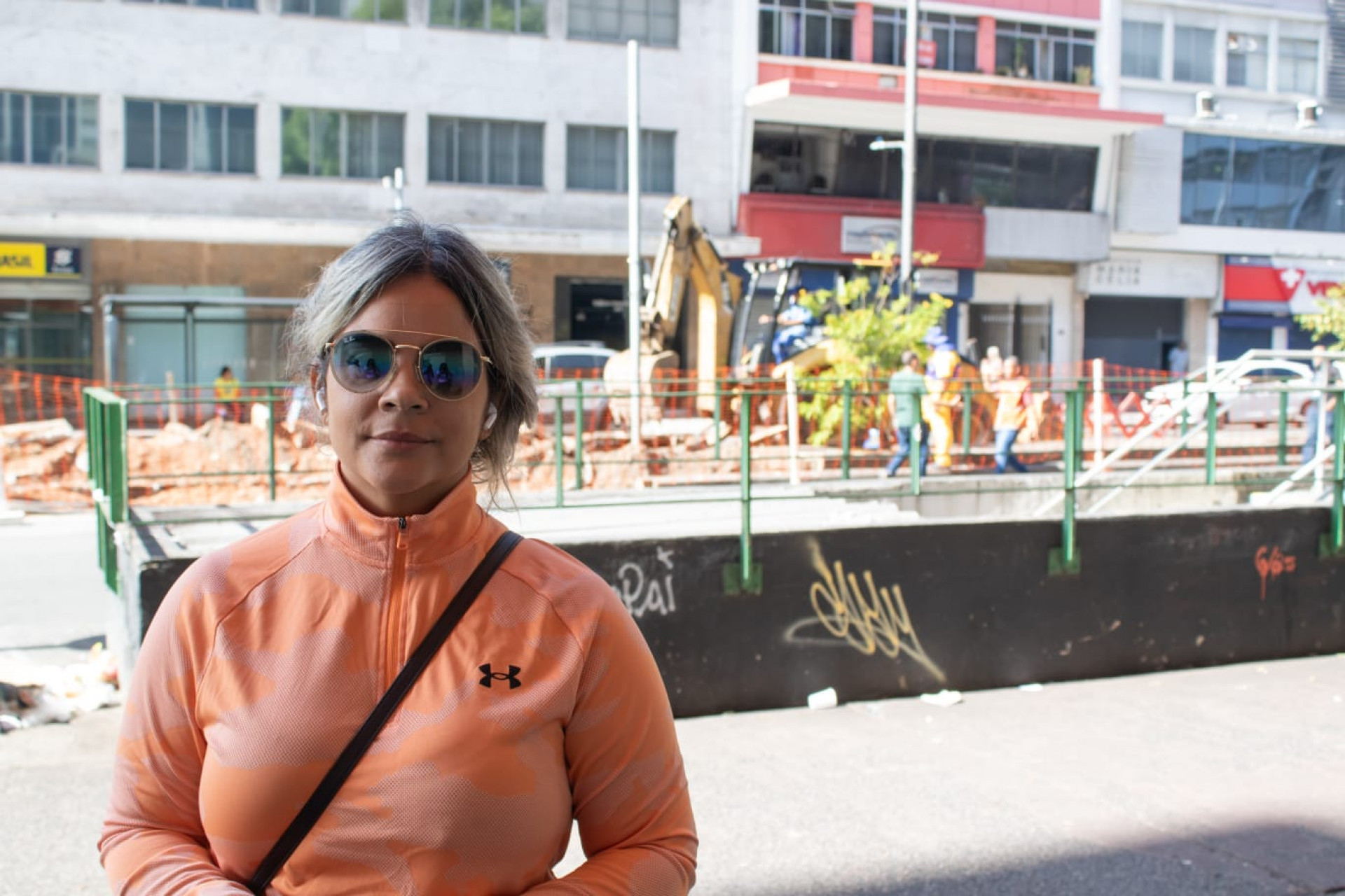 Gabriele Teixeira pretende perder o medo de carros e ônibus - Érica Martin / Agência O Dia