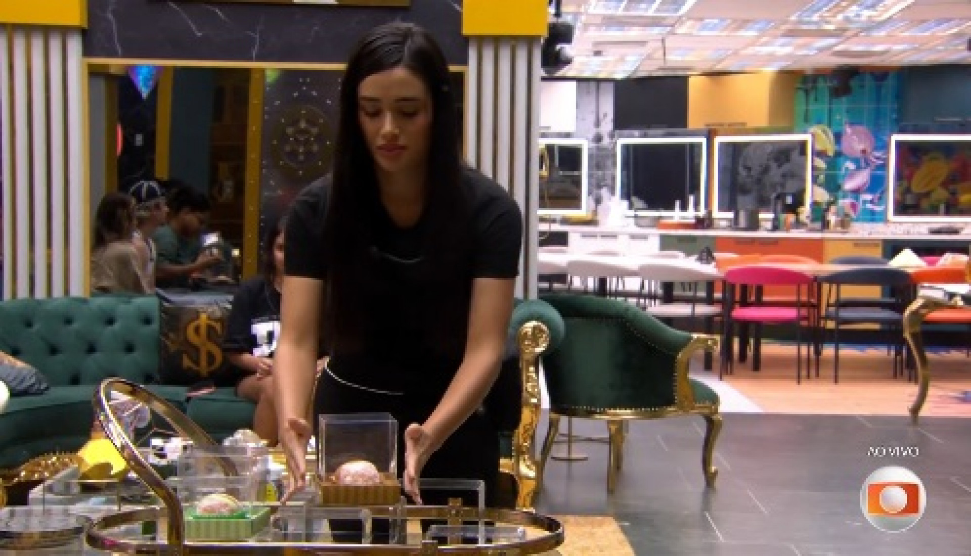 Jordana escolheu sonho premiado e vai emparedar um participante - Reprodução de Vídeo