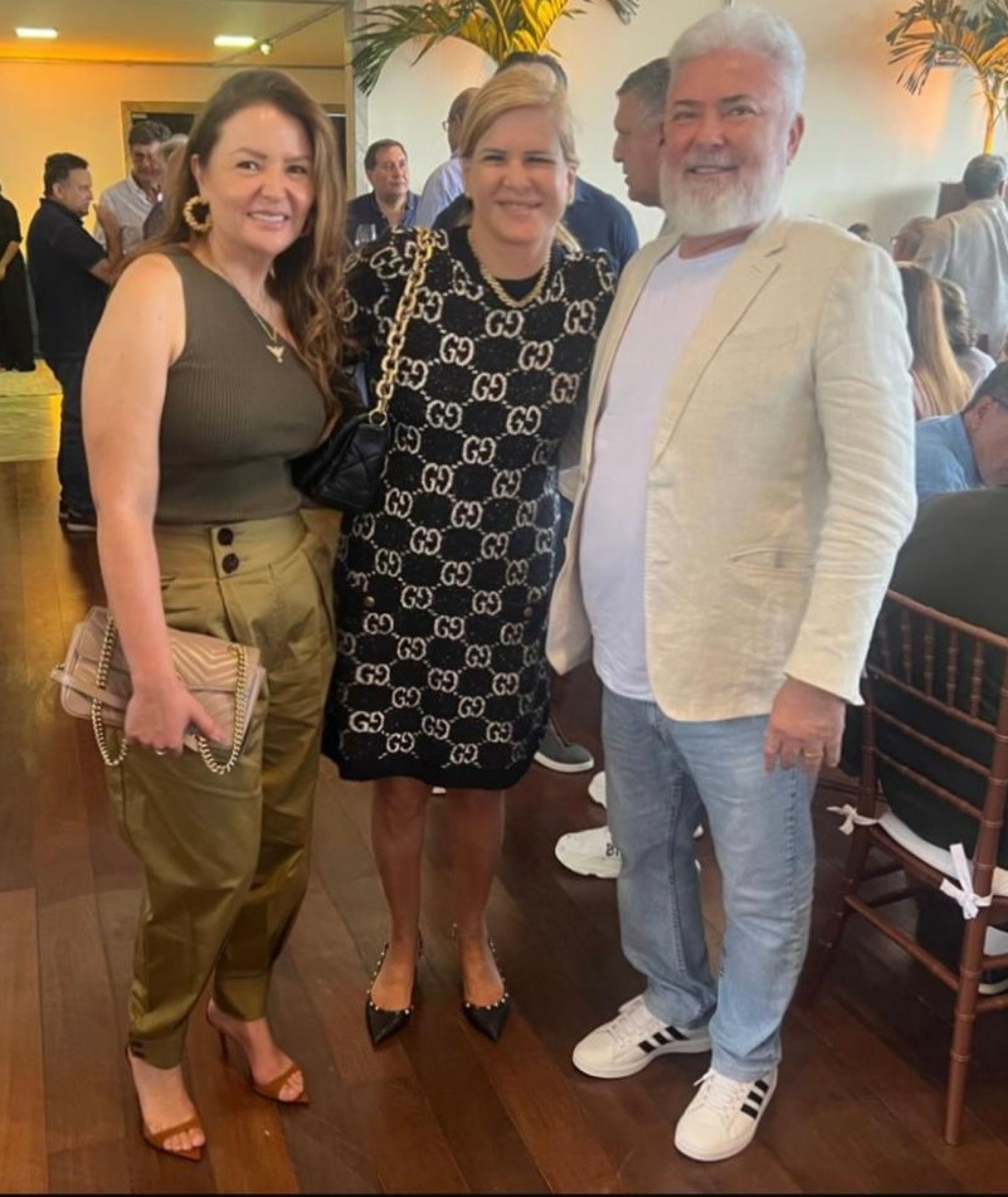 Evento: a empresária Simone Azevedo; a Presidente da OAB/RJ, Ana Teresa Basílio; e o advogado e empresário Ricardo Marques