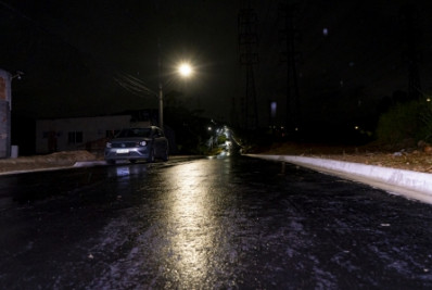 Prefeitura de Caxias entrega pavimentação no bairro Olavo Bilac