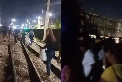 Tiro atinge rede elétrica da SuperVia e prejudica circulação do ramal Saracuruna