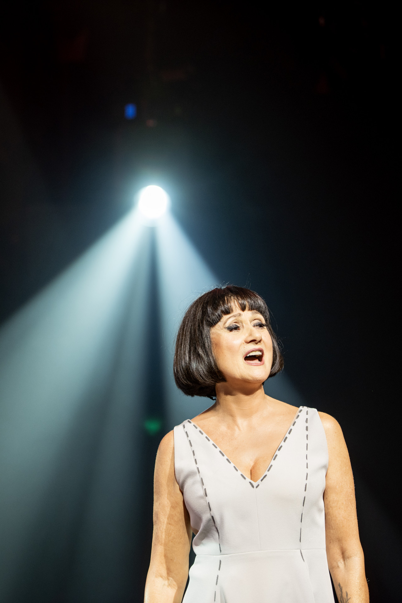 Zezé Polessa em cena do espetáculo 'Os Olhos de Nara Leão' - Divulgação/Priscila Prade