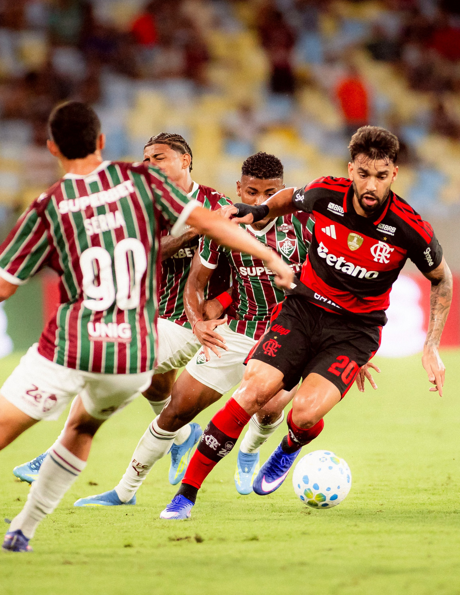 Lucas Paquetá foi um dos destaques do Flamengo na vitória sobre no Fla-Flu