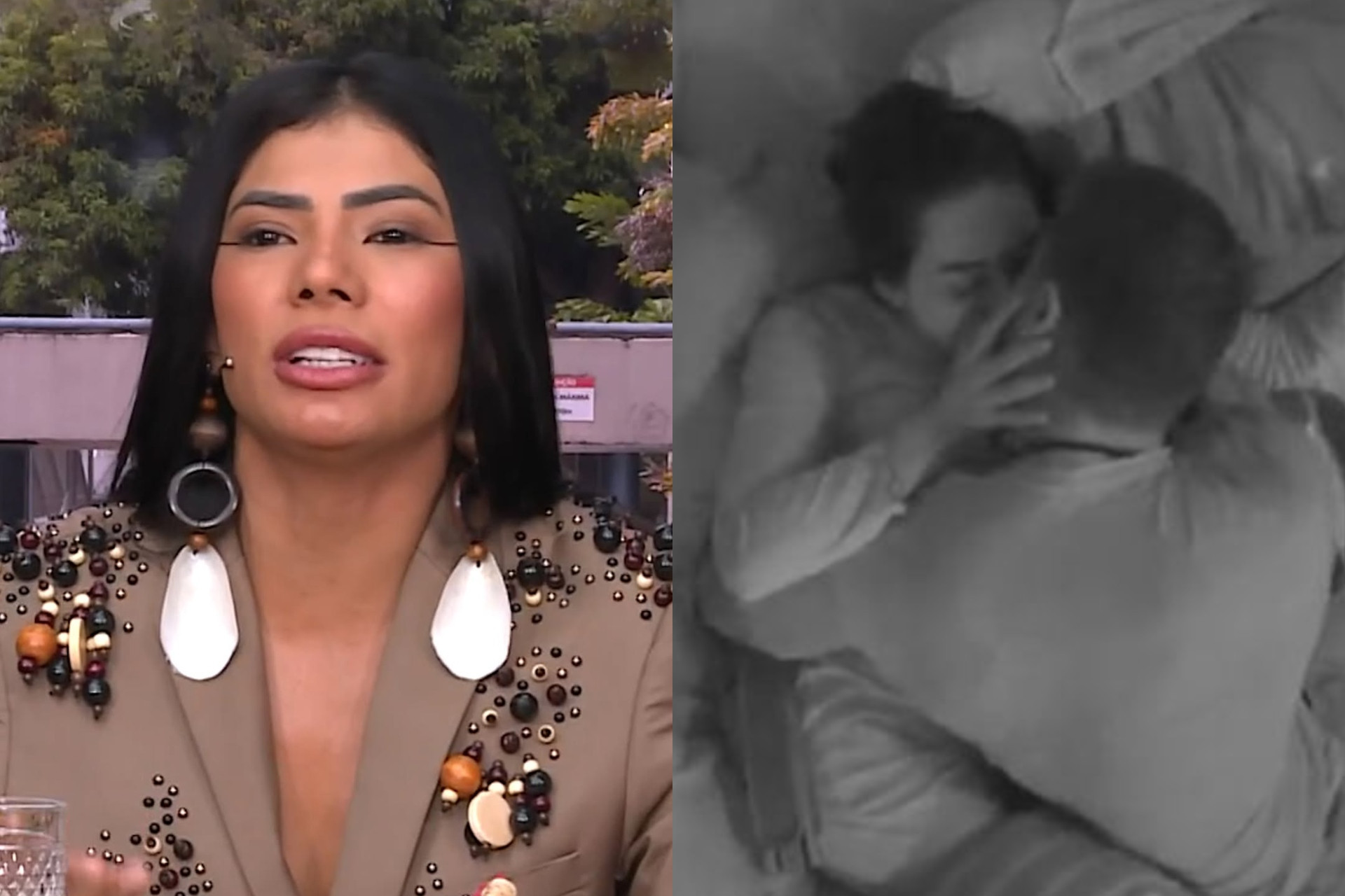 Marciele critica segredo de romance entre Jonas e Jordana no 'BBB 26': 'Não faria'