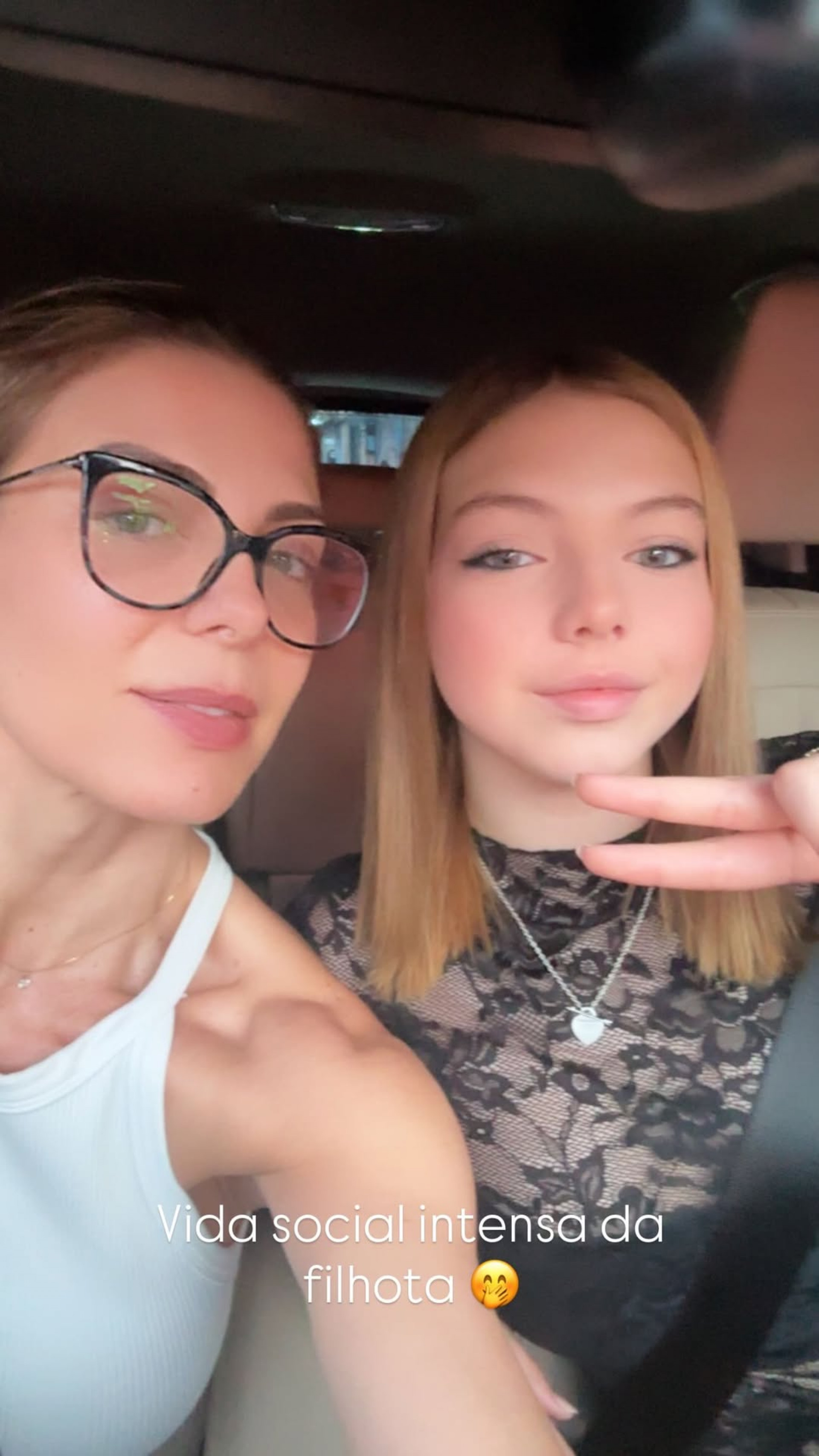 Sheila Mello com a filha, Brenda - Reprodução / Instagram