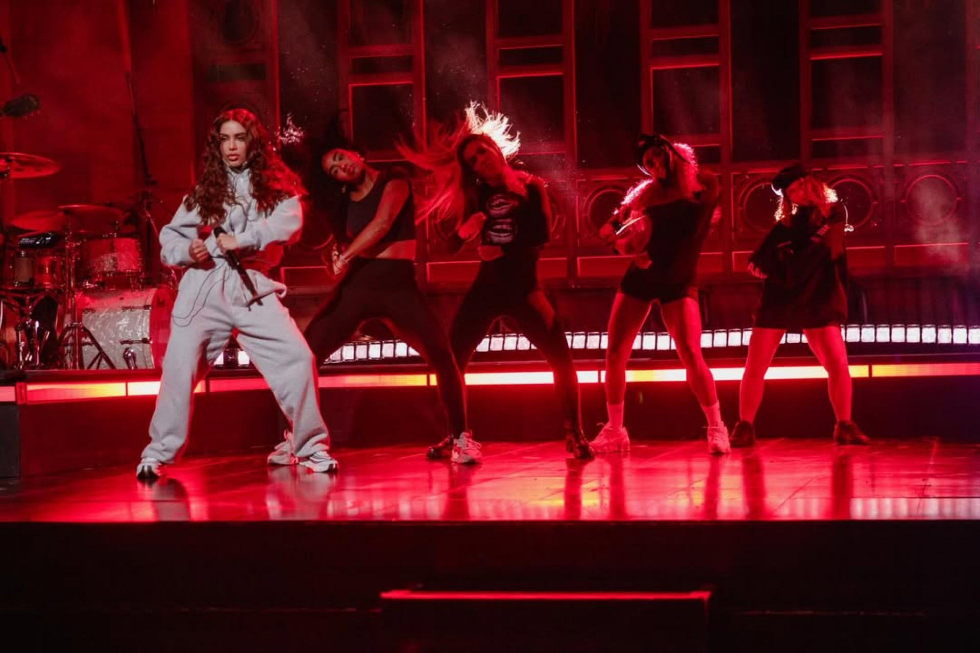 Anitta mostrou preparação para cantar no 'Saturday Night Live' - Reprodução/Instagram