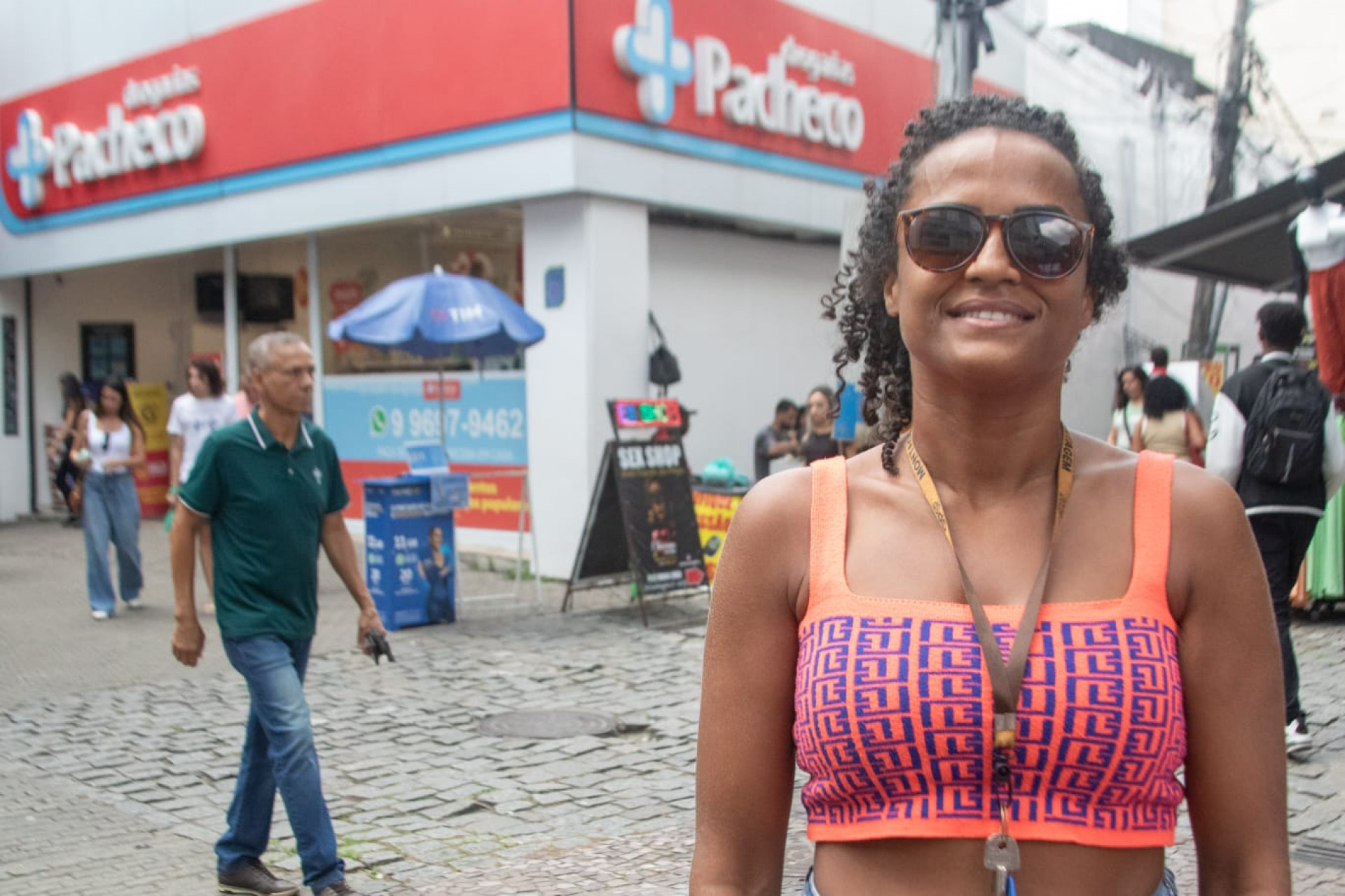 Soraia Silvério espera mais segurança com a Força Municipal em Campo Grande - Érica Martin / Agência O Dia