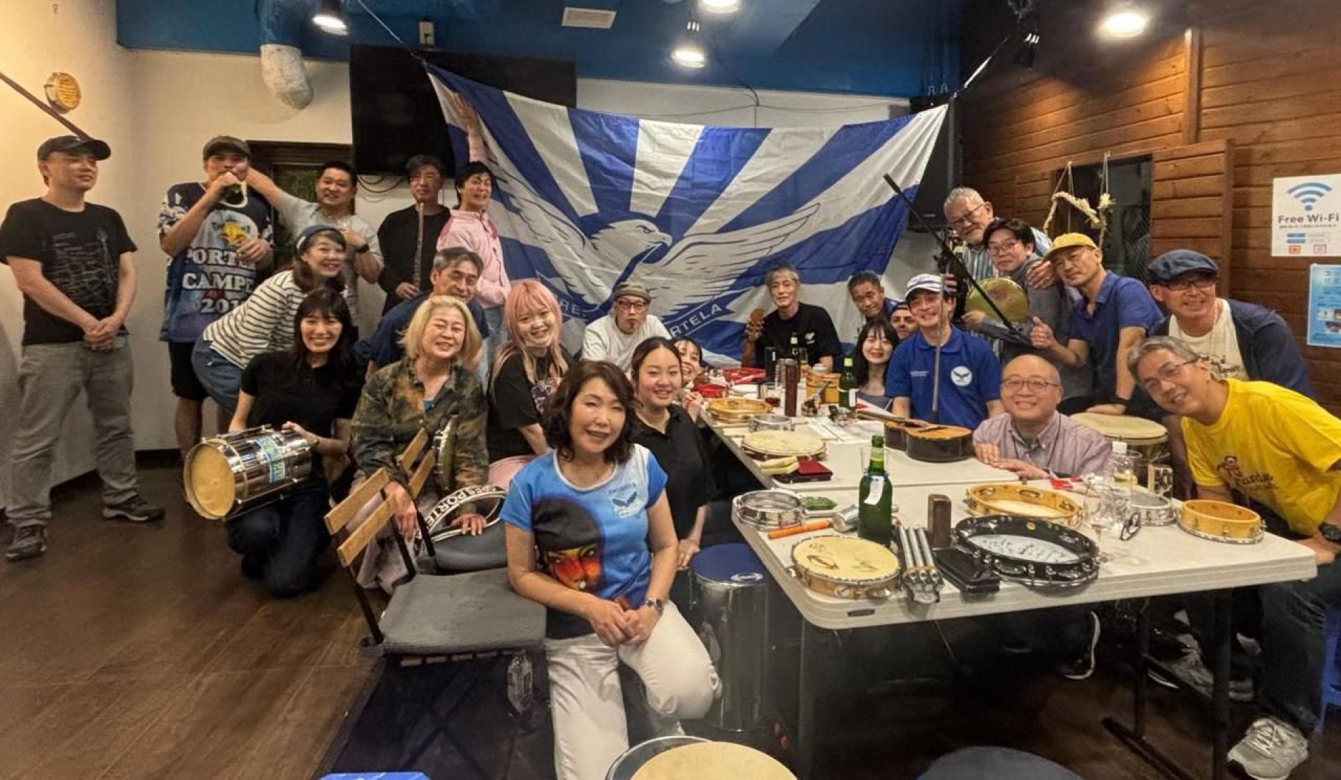 Festa no Japão comemora aniversário da Portela