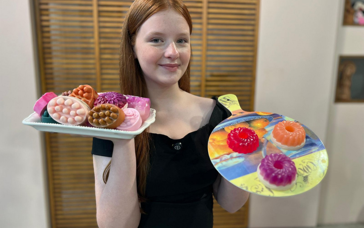 Luiza ensina um mimo artesanal que conquista pelo visual e pelo aroma delicioso