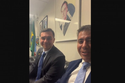 Dr Serginho se articula em Brasília e reforça laços com Flávio Bolsonaro