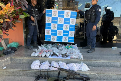 Polícia Militar prende quatro traficantes de drogas no Risca Faca em Inoã