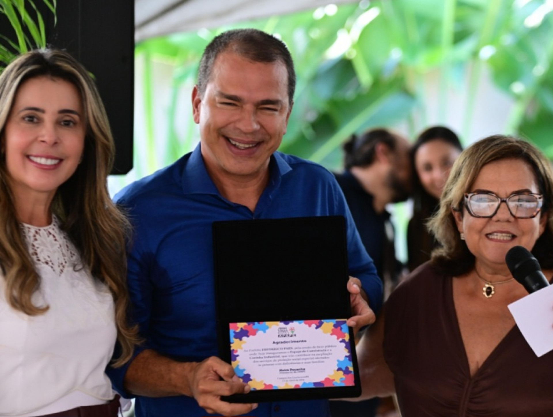 Frederico ressalta trabalho social da Apape e parceria com prefeitura