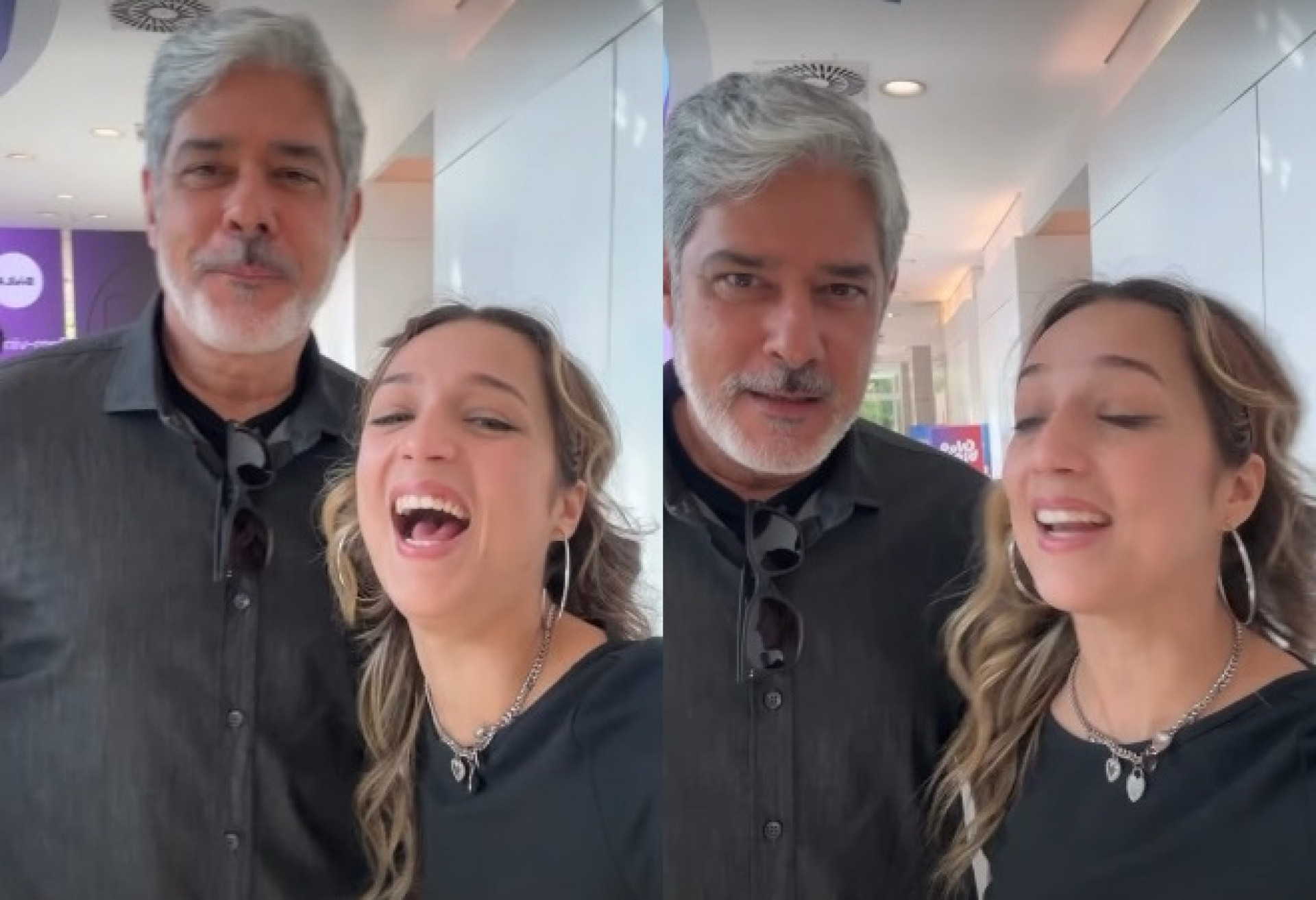 Samira cometeu gafe em encontro com William Bonner  - Reprodução/Instagram