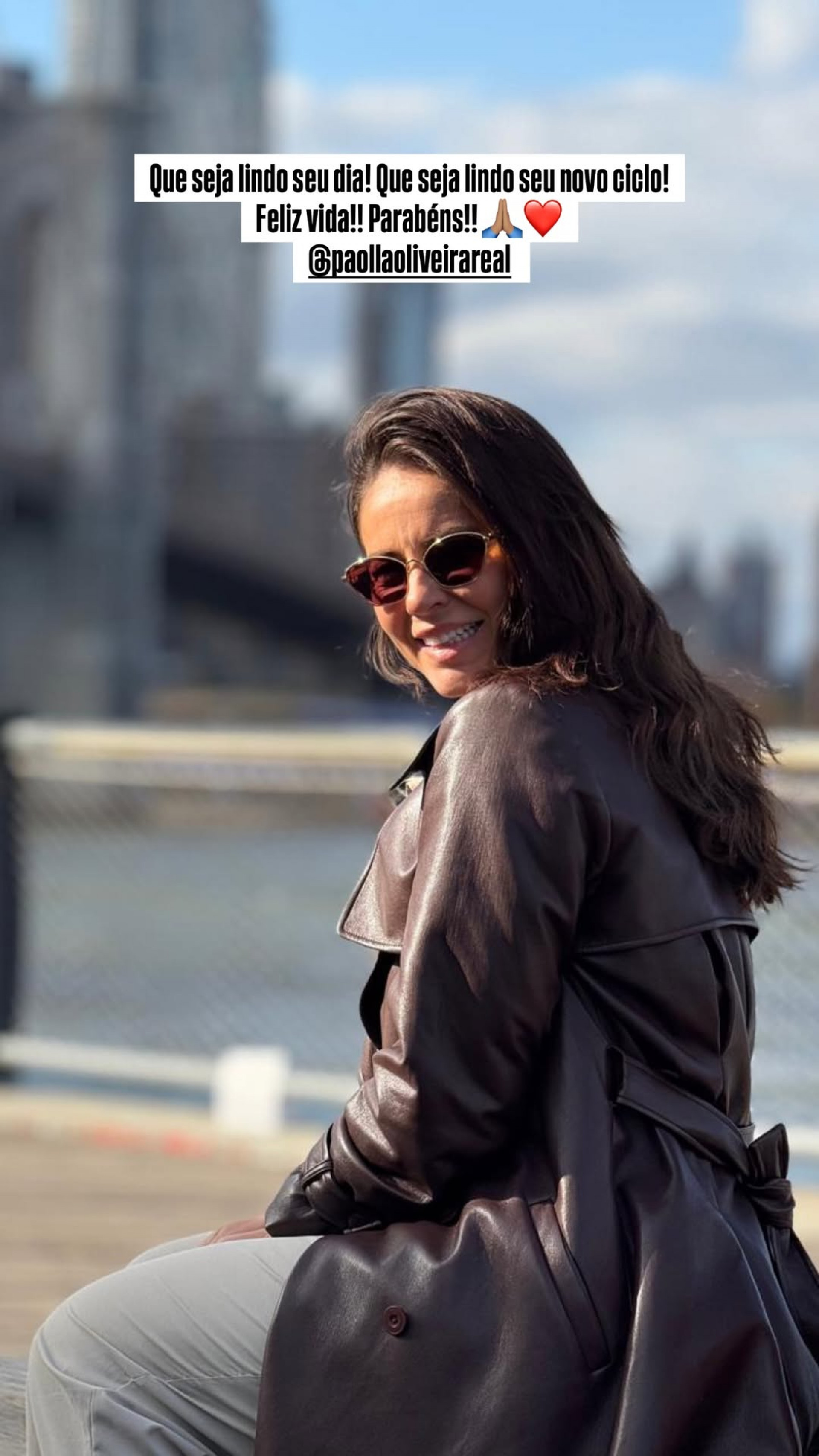 Diogo Nogueira faz homenagem de aniversário para a ex, Paolla Oliveira - Reprodução / Instagram