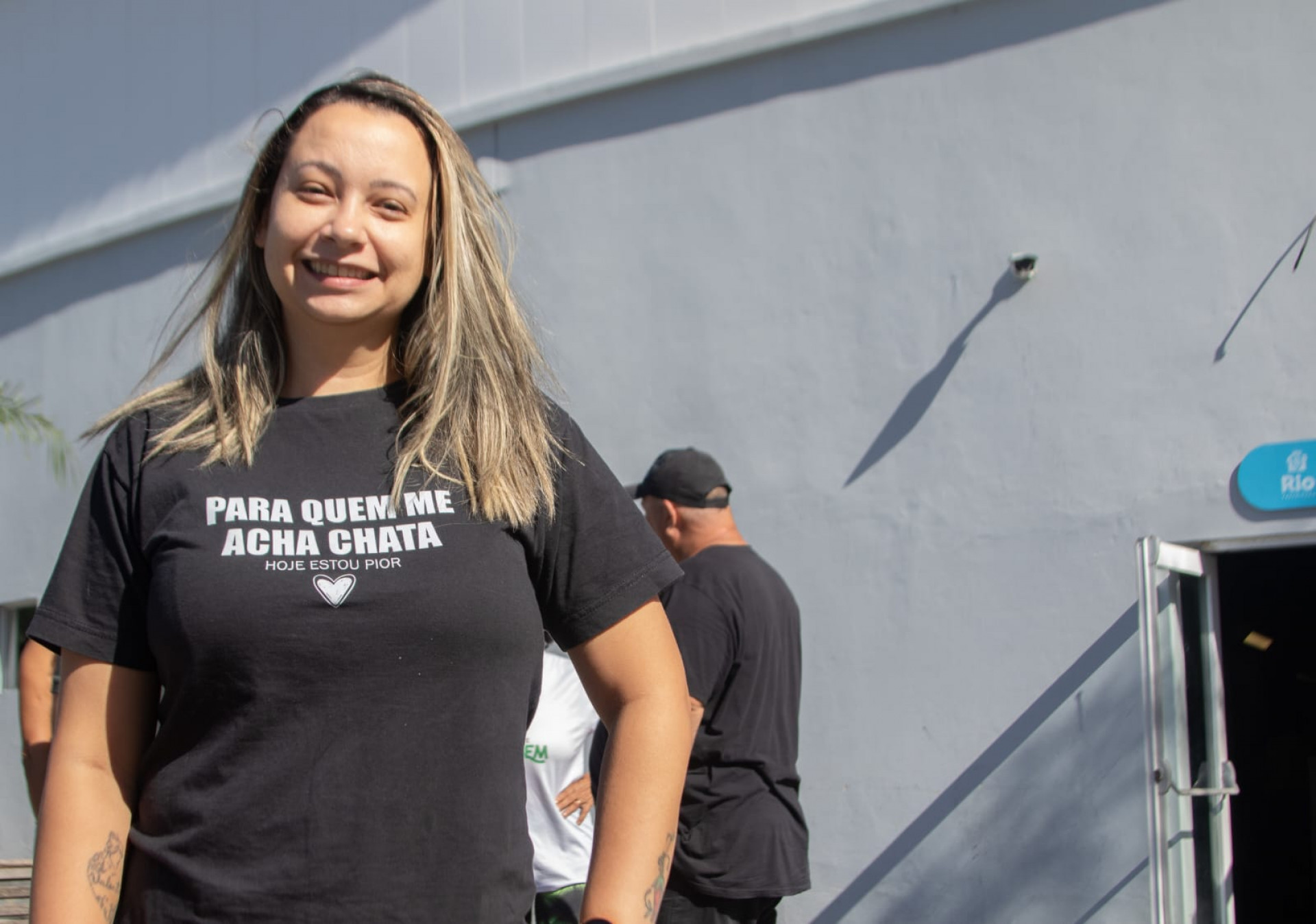 Andreza Rosa celebrou a volta das aulas de balé da filha - Érica Martin / Agência O Dia